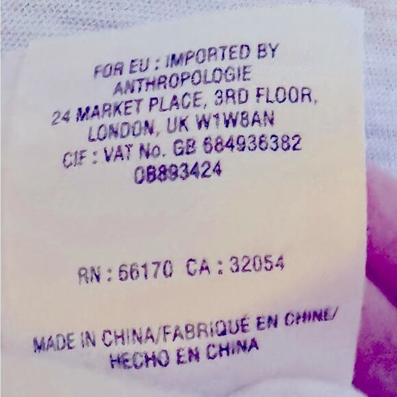 ANTHROPOLOGY PEACOCK TIED SLEEVES PULLOVER TOP M - Picture 10 of 13